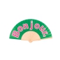 Preview: Handfächer Bonjour Grün