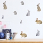 Preview: 15 Aufkleber Hase Kaninchen