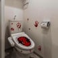 Preview: Klodeckel Aufkleber Horror Blut Hände