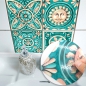 Preview: Fliesenaufkleber Majolika 20x20