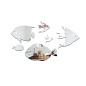 Preview: 6 Fische Spiegel-Set