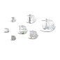 Preview: 7 Fische Spiegel-Set