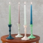 Preview: Kerzenständer Vintage 13cm blau