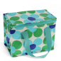 Preview: Isolierte Snacktasche Daisy blau-grün
