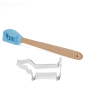 Preview: Ausstechform & Teigschaber Sausage Dog