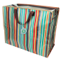 Preview: XXL Aufbewahrungstasche Retro 70s Stripes
