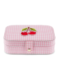 Preview: Schmuckkasten Rosa Gingham-Cherry