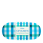 Preview: Sonnenbrillenetui Gingham Blau