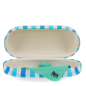 Preview: Sonnenbrillenetui Gingham Blau