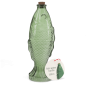 Preview: Glasflasche 'Grüner Fisch'