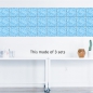 Preview: Fliesenaufkleber Mosaik Blau 20x20