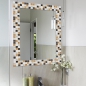 Preview: Fliesenaufkleber Mosaik Marmor Braun
