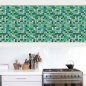 Preview: Fliesenaufkleber Mosaik Grün 20x20