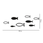 Preview: 8 Fische Spiegel-Set