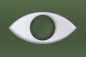 Preview: Schale The Eye Weiß & Grün