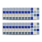 Preview: Fliesenaufkleber Mosaik Glas Blau