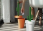 Preview: Cactrash Mülleimer Orange-Grün