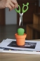 Preview: Schere im Topf Cactus Scissors Orange-Grün