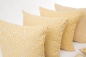 Preview: Jacquard Kissenbezug Gelb Muster