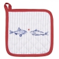 Preview: Topflappen Fische Blau / Rot