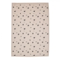 Preview: Geschirrtuch Blumen Beige-Schwarz