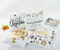 Preview: Softer Christmas Kissenbezug Gold Muster