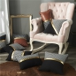 Preview: Kissenbezug Goldstreifen 45x45