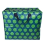 Preview: XXL Aufbewahrungstasche Spotlight Green on Blue