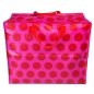 Preview: XXL Aufbewahrungstasche Spotlight Red on Pink