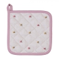 Preview: Topflappen Hase & Rosen Pink