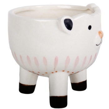 Tierischer Mini Blumentopf Schaf