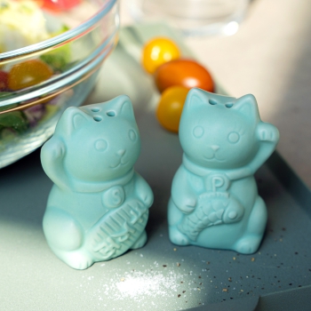 Preview: Salz- & Pfefferstreuer Lucky Cat