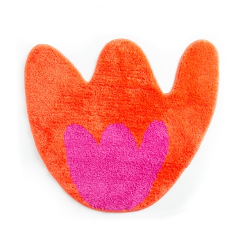 Badematte Tulpe pink