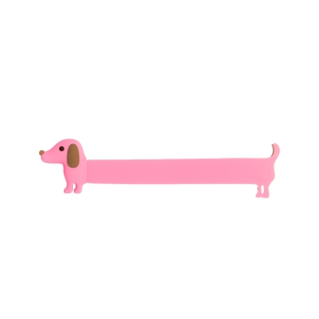 Lesezeichen Dackel Pink