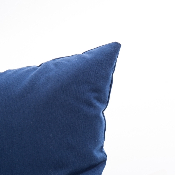 Kissenbezug Blau - Uni / Kariert / Gestreift