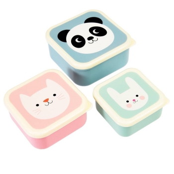 Snack Box Set Panda, Katze & Häschen
