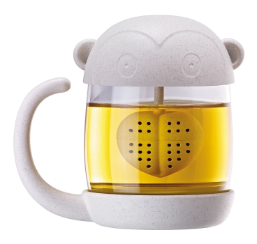 Teetasse Affe mit integriertem Tee Ei