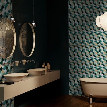 Preview: Fliesenaufkleber Vintage Mosaik