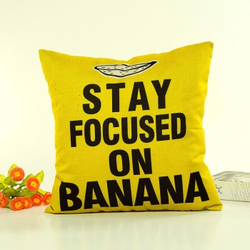 Kissenbezug Focus On Banana