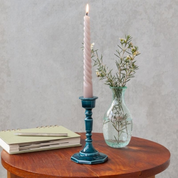 Kerzenständer Vintage 13cm blau