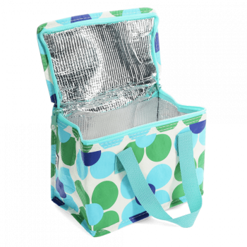 Isolierte Snacktasche Daisy blau-grün
