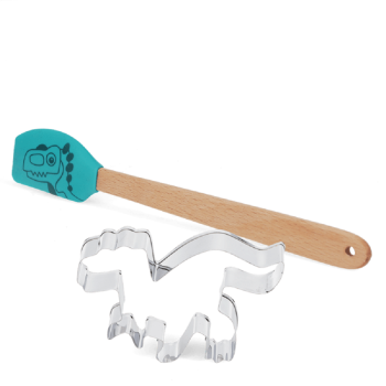 Ausstechform & Teigschaber Dinosaurier