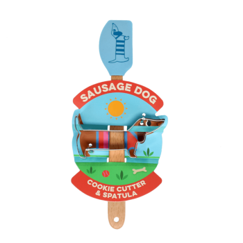 Ausstechform & Teigschaber Sausage Dog