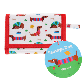 Kinderbrieftasche Sunny Sausage Dog