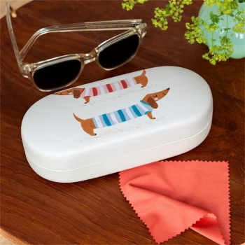 Preview: Sonnenbrillenetui Sausage Dog