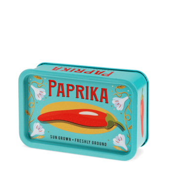 Kleine Aufbewahrungsdose Paprika