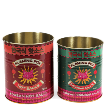 Aufbewahrungsdosen-Set Flaming Fox Sauce