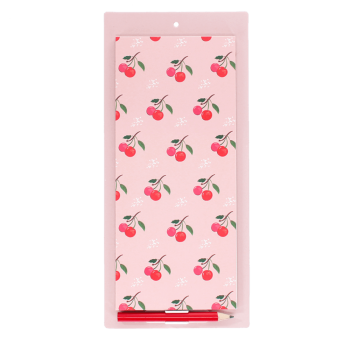 Magnetische Einkaufsliste Kirsche