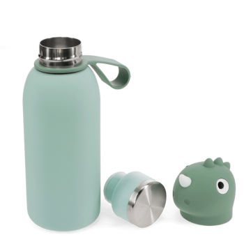 Preview: Edelstahl Wasserflasche Dinosaurier