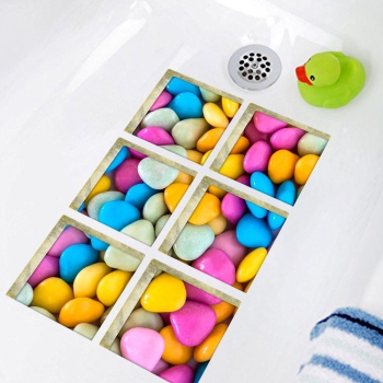 Preview: Dusch- Wannen- Aufkleber Color Candy